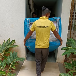 Carrying Refrigerator during house shifting in Bangalore